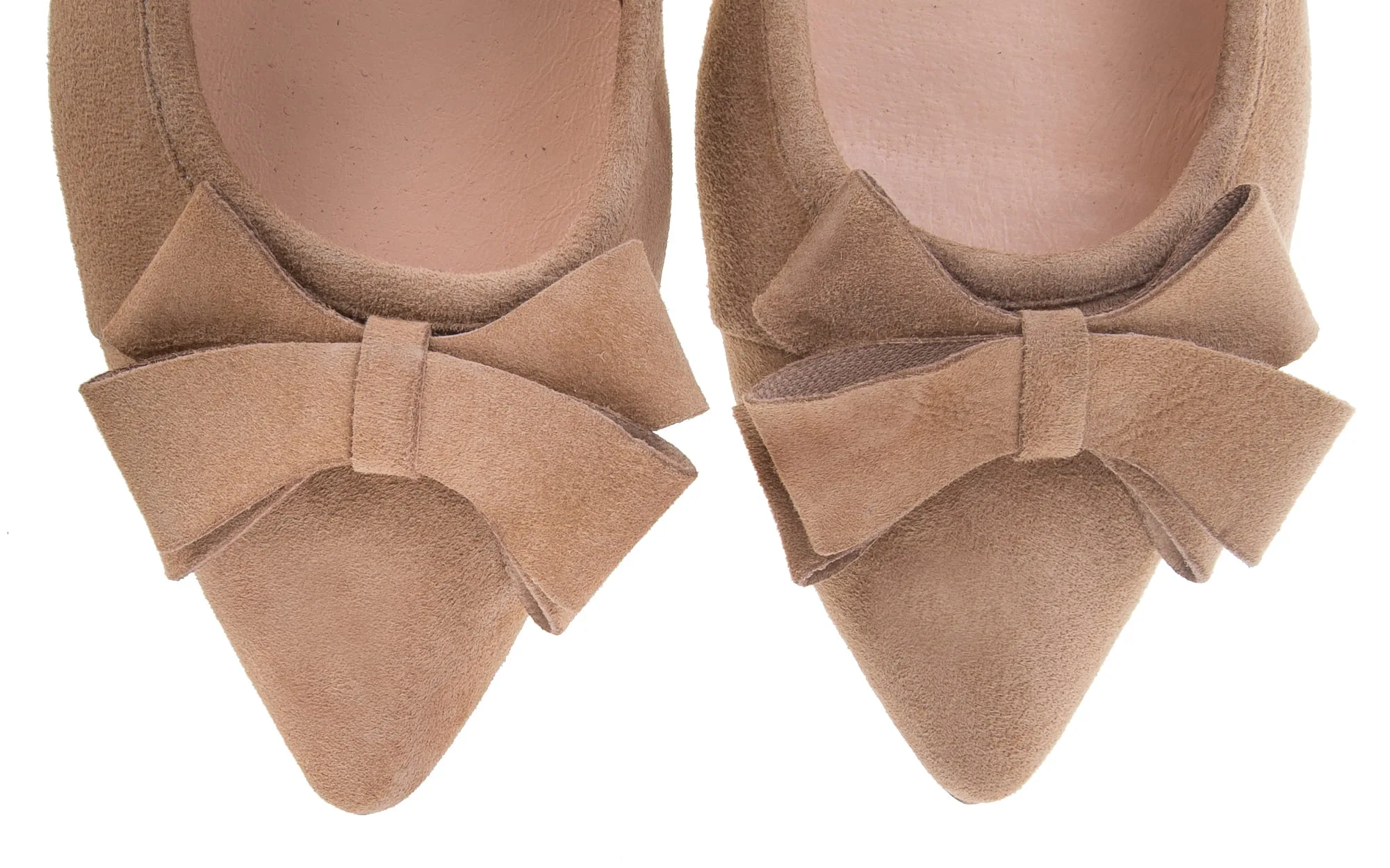 BALERINY SKÓRZANE CAMEL ZAMSZ 06/405 - obrazek 5