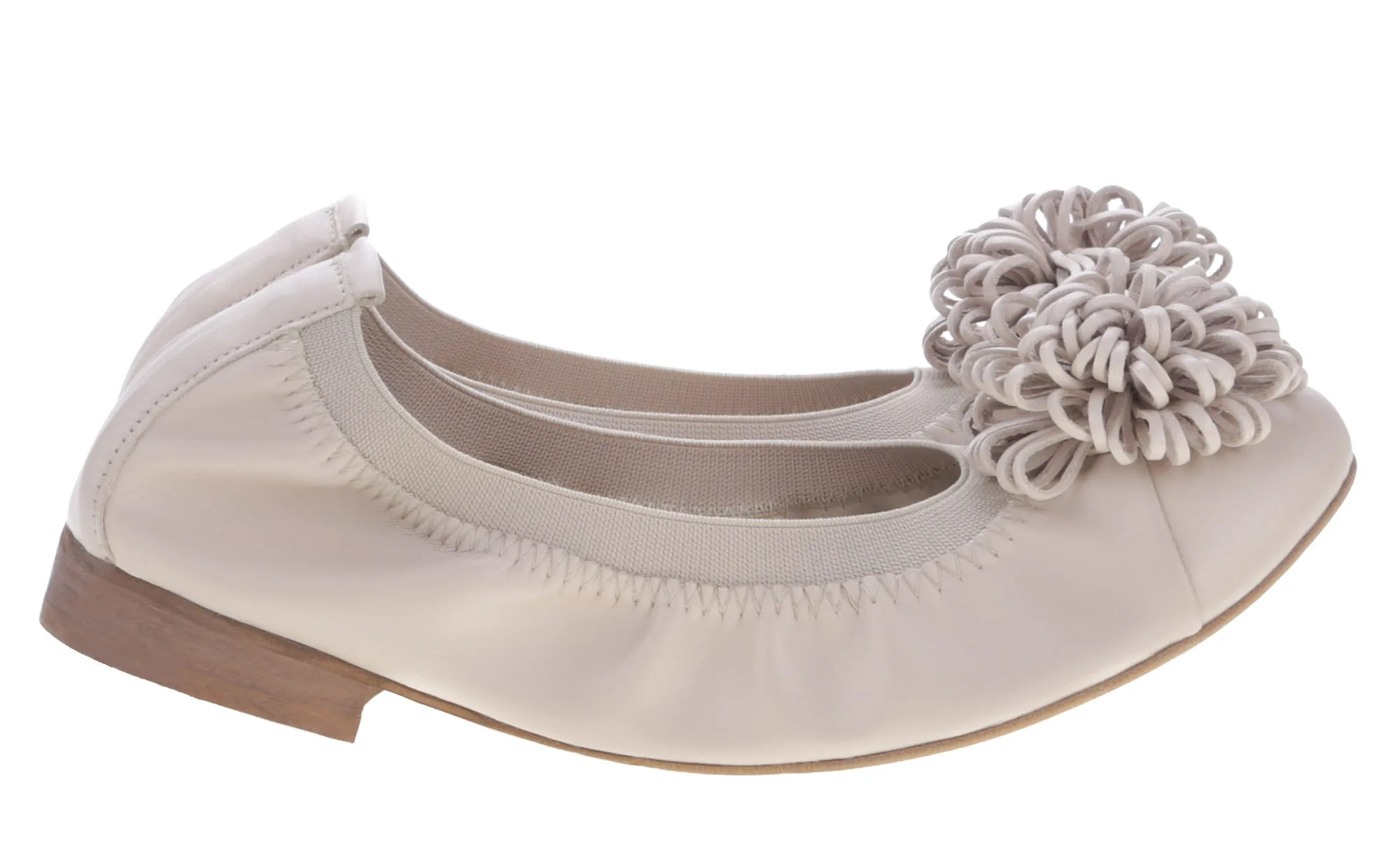 BALERINY SKÓRZANE W CIELISTYM BEŻU 07/60 P. - obrazek 5