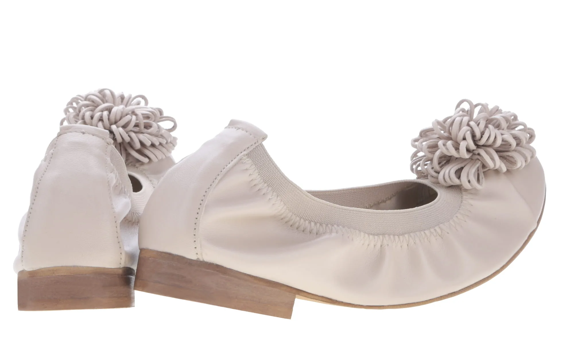 BALERINY SKÓRZANE W CIELISTYM BEŻU 07/60 P. - obrazek 6