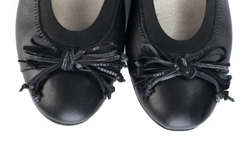 BALERINKI SKÓRZANE W CZERNI 07/62 CZ. - obrazek 6