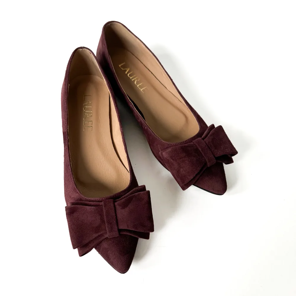 Burgundowe baleriny  0607 - obrazek 4